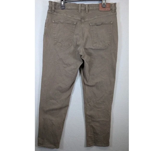L.L.Bean Outdoor Outfitters 1912 Quality Denim Standard Fit Men's Pants Brown - Picture 3 of 8